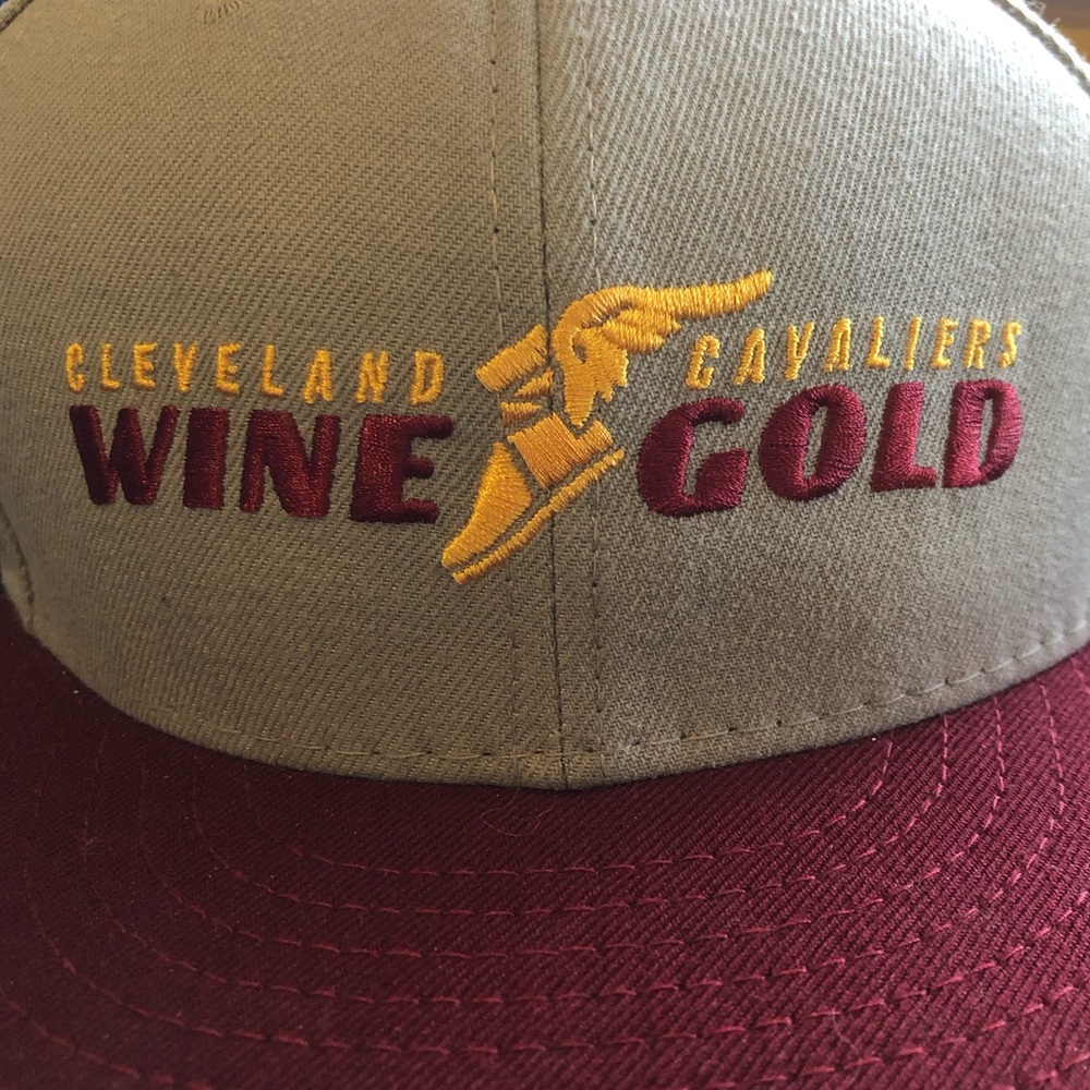 NBA Cleveland Cavaliers Wine and Gold New Era SnapBack Hat